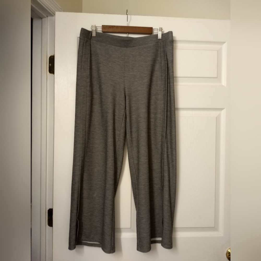 J.Jill Pure Jill Elements Stretchy Lounge Wear Grey Pants Size M Tall